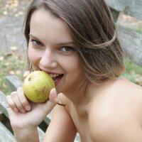 Young ukrainian beauty out there on display in the park