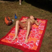 Young girl outdoor nudity