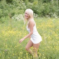 Little busty blonde Taisi