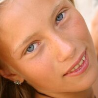 Stunning cute young teenager girl Luba nude in 