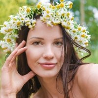 Busty slim and toned young innocent girl Natali showing off nude in nature