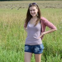 Nudes of a real young teenager girl undressing outside