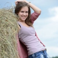 Nudes of a real young teenager girl undressing outside