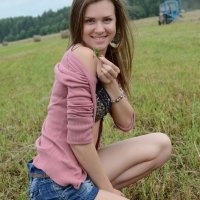 Nudes of a real young teenager girl undressing outside