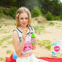 SUPER cute and sweet girl nudes at the beach