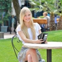 Sweet adorable blonde girl nude in public