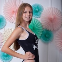 Cute teen with braces nude